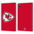 NFL Kansas City Chiefs Logo Plain Leather Book Wallet Case Cover For Apple iPad Pro 11 2020 / 2021 / 2022