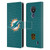 NFL Miami Dolphins Logo Football Leather Book Wallet Case Cover For Nokia C21
