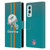 NFL Miami Dolphins Logo Helmet Leather Book Wallet Case Cover For OnePlus Nord 2 5G