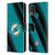 NFL Miami Dolphins Artwork Stripes Leather Book Wallet Case Cover For Nokia G11 Plus