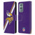 NFL Minnesota Vikings Logo Stripes Leather Book Wallet Case Cover For OnePlus 9