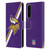 NFL Minnesota Vikings Logo Stripes Leather Book Wallet Case Cover For Sony Xperia 1 IV