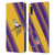 NFL Minnesota Vikings Artwork Stripes Leather Book Wallet Case Cover For LG K22