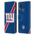 NFL New York Giants Logo Stripes Leather Book Wallet Case Cover For Nokia G11 Plus