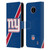 NFL New York Giants Logo Stripes Leather Book Wallet Case Cover For Nokia C10 / C20