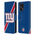 NFL New York Giants Logo Stripes Leather Book Wallet Case Cover For OPPO Find X5 Pro