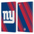 NFL New York Giants Artwork Stripes Leather Book Wallet Case Cover For Apple iPad mini 4