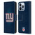 NFL New York Giants Artwork LED Leather Book Wallet Case Cover For Apple iPhone 13 Pro