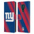 NFL New York Giants Artwork Stripes Leather Book Wallet Case Cover For Motorola Moto G9 Play