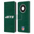 NFL New York Jets Logo Distressed Look Leather Book Wallet Case Cover For Huawei Mate 40 Pro 5G
