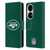 NFL New York Jets Logo Plain Leather Book Wallet Case Cover For Huawei P50