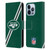 NFL New York Jets Logo Stripes Leather Book Wallet Case Cover For Apple iPhone 13 Pro