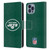 NFL New York Jets Logo Plain Leather Book Wallet Case Cover For Apple iPhone 14