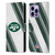 NFL New York Jets Artwork Stripes Leather Book Wallet Case Cover For Apple iPhone 14 Pro Max