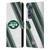 NFL New York Jets Artwork Stripes Leather Book Wallet Case Cover For OPPO Find X3 Neo / Reno5 Pro+ 5G