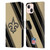 NFL New Orleans Saints Artwork Stripes Leather Book Wallet Case Cover For Apple iPhone 13