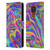 Suzan Lind Marble Illusion Rainbow Leather Book Wallet Case Cover For Motorola Moto E7 Plus