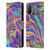 Suzan Lind Marble Illusion Rainbow Leather Book Wallet Case Cover For OnePlus Nord N100