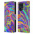 Suzan Lind Marble Illusion Rainbow Leather Book Wallet Case Cover For OPPO Find X5 Pro