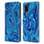 Suzan Lind Marble Blue Leather Book Wallet Case Cover For Samsung Galaxy A31 (2020)