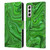 Suzan Lind Marble Emerald Green Leather Book Wallet Case Cover For Samsung Galaxy S21 5G