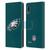 NFL Philadelphia Eagles Logo Plain Leather Book Wallet Case Cover For LG K22