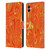 Suzan Lind Marble 2 Orange Leather Book Wallet Case Cover For Samsung Galaxy A04 (2022)