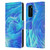 Suzan Lind Tie Dye 2 Deep Blue Leather Book Wallet Case Cover For Huawei P40 5G