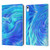 Suzan Lind Tie Dye 2 Deep Blue Leather Book Wallet Case Cover For Apple iPad 10.9 (2022)