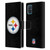 NFL Pittsburgh Steelers Logo Plain Leather Book Wallet Case Cover For Samsung Galaxy A51 (2019)
