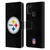 NFL Pittsburgh Steelers Logo Plain Leather Book Wallet Case Cover For Samsung Galaxy M30s (2019)/M21 (2020)