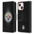 NFL Pittsburgh Steelers Artwork LED Leather Book Wallet Case Cover For Apple iPhone 13 Mini