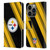 NFL Pittsburgh Steelers Artwork Stripes Leather Book Wallet Case Cover For Apple iPhone 14 Pro