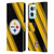 NFL Pittsburgh Steelers Artwork Stripes Leather Book Wallet Case Cover For OnePlus Nord CE 2 5G