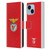S.L. Benfica 2021/22 Crest Kit Home Leather Book Wallet Case Cover For Apple iPhone 14 Plus