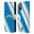 NFL Los Angeles Chargers Artwork Stripes Leather Book Wallet Case Cover For HTC Desire 21 Pro 5G