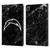NFL Los Angeles Chargers Artwork Marble Leather Book Wallet Case Cover For Apple iPad Pro 11 2020 / 2021 / 2022