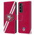 NFL San Francisco 49Ers Logo Stripes Leather Book Wallet Case Cover For Samsung Galaxy S23+ 5G