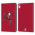 NFL Tampa Bay Buccaneers Logo Plain Leather Book Wallet Case Cover For Apple iPad 10.9 2022/2025