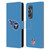NFL Tennessee Titans Logo Plain Leather Book Wallet Case Cover For OPPO Find X3 Neo / Reno5 Pro+ 5G