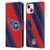 NFL Tennessee Titans Artwork Stripes Leather Book Wallet Case Cover For Apple iPhone 13
