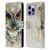 Riza Peker Animals Owl II Leather Book Wallet Case Cover For Apple iPhone 14 Pro Max
