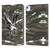 Crystal Palace FC Crest Woodland Camouflage Leather Book Wallet Case Cover For Apple iPad Air 2020 / 2022