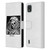 Matt Bailey Skull Burnout Leather Book Wallet Case Cover For Nokia C2 2nd Edition