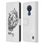 Matt Bailey Skull Rotting Leather Book Wallet Case Cover For Nokia C21