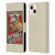 Lantern Press Dog Collection Pitbull Construction Leather Book Wallet Case Cover For Apple iPhone 13