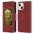 Lantern Press Man Cave Hops Leather Book Wallet Case Cover For Apple iPhone 13 Mini