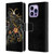 Sarah Richter Animals Gothic Black Howling Wolf Leather Book Wallet Case Cover For Apple iPhone 14 Pro Max