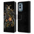 Sarah Richter Animals Gothic Black Howling Wolf Leather Book Wallet Case Cover For Nokia X30