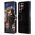 Sarah Richter Animals Bat Cuddling A Toy Bear Leather Book Wallet Case Cover For Samsung Galaxy S22 Ultra 5G
